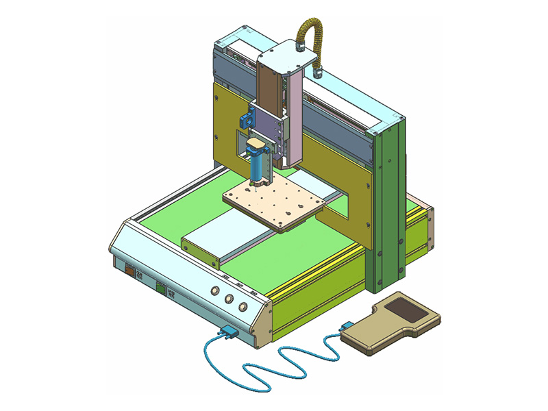 Dispensing UV light machine