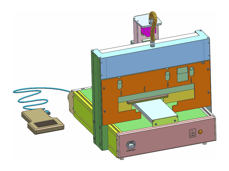 Dispensing UV light machine